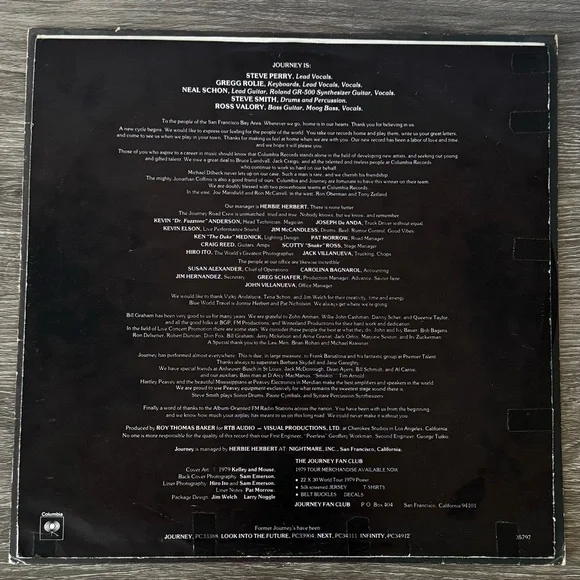 Vintage 1979 Journey Evolution Vinyl Record - Picture 3 of 5